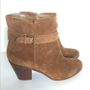 🌸SALE🌸 Sam Edelman Lynne Brown Suede Ankle Boots